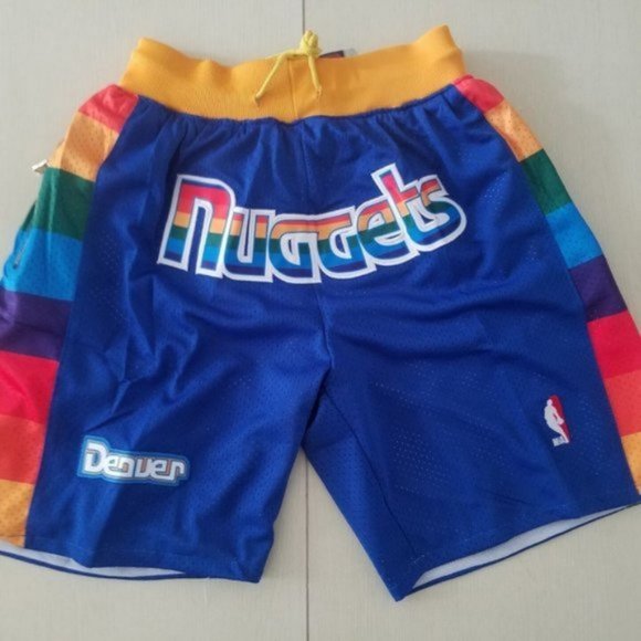 nuggets basketball shorts